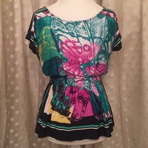 Sassy little peplum top item#T109